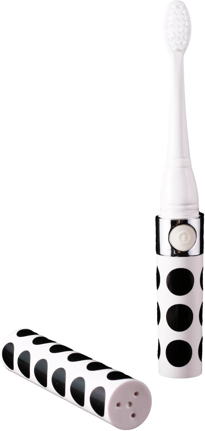 Electric Toothbrush Black Polka Dot (Portable/Travel Size) - Image 2